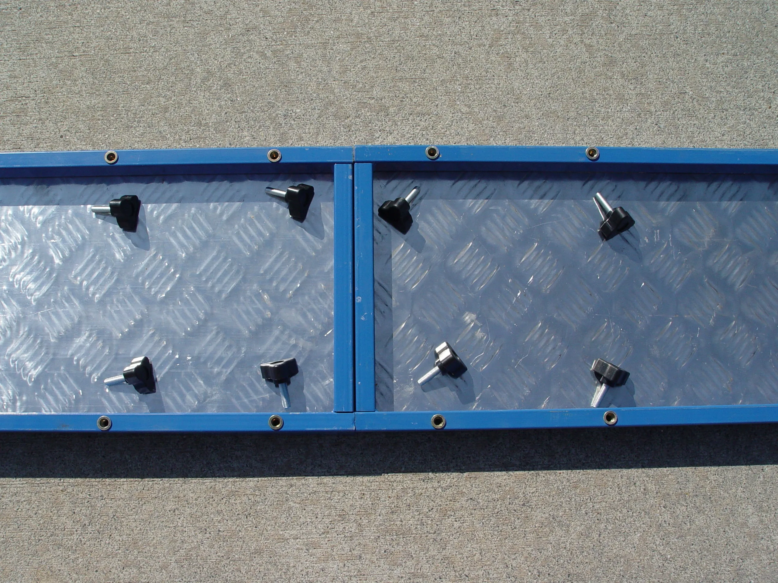 *12’ Dog Agility See-Saw, Rubber Top, Blue/Yellow