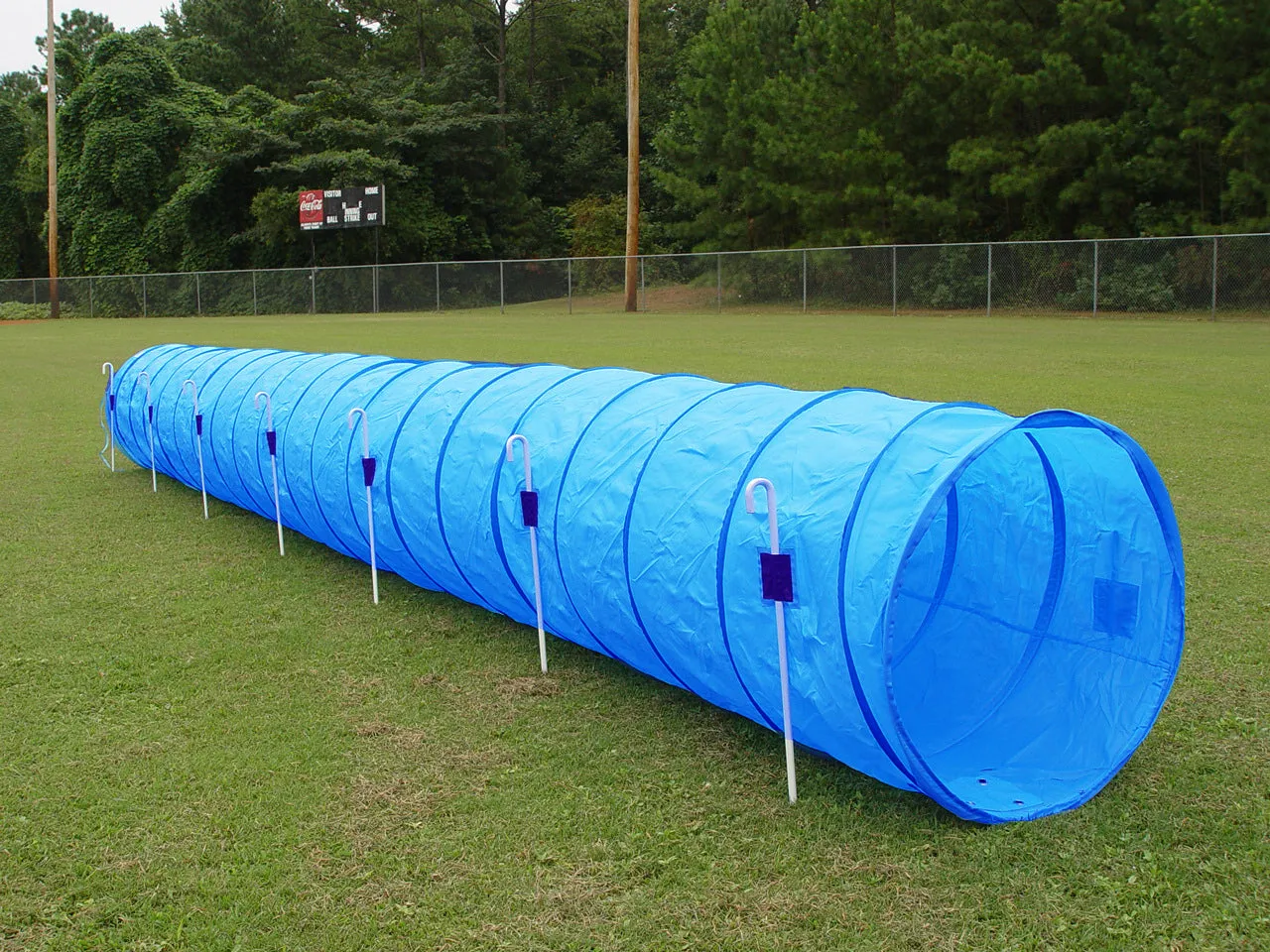 18' Tunnel with Stakes and a Carry Bag
