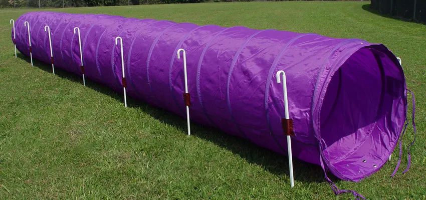 18' Tunnel with Stakes and a Carry Bag