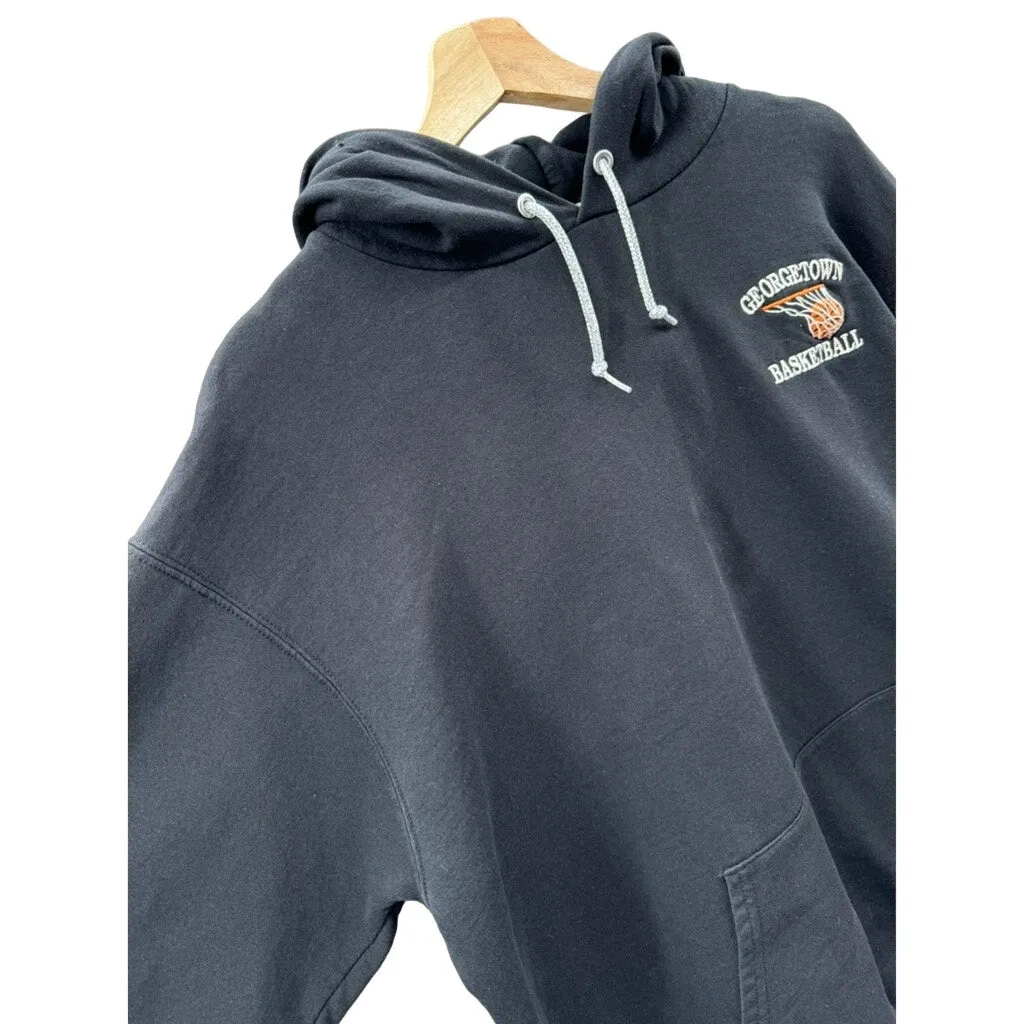 2000's Champion Georgetown Basketball Embroidered College Hoodie