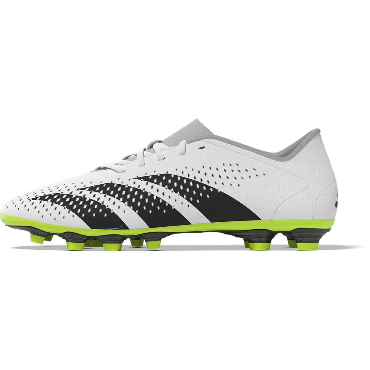 adidas Predator Accuracy.4 FxG Juniors Soccer Cleats IE9434 Cloud White/Black/Lucid Lemon