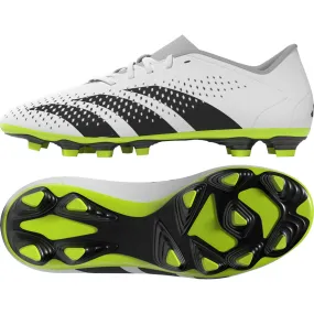adidas Predator Accuracy.4 FxG Juniors Soccer Cleats IE9434 Cloud White/Black/Lucid Lemon