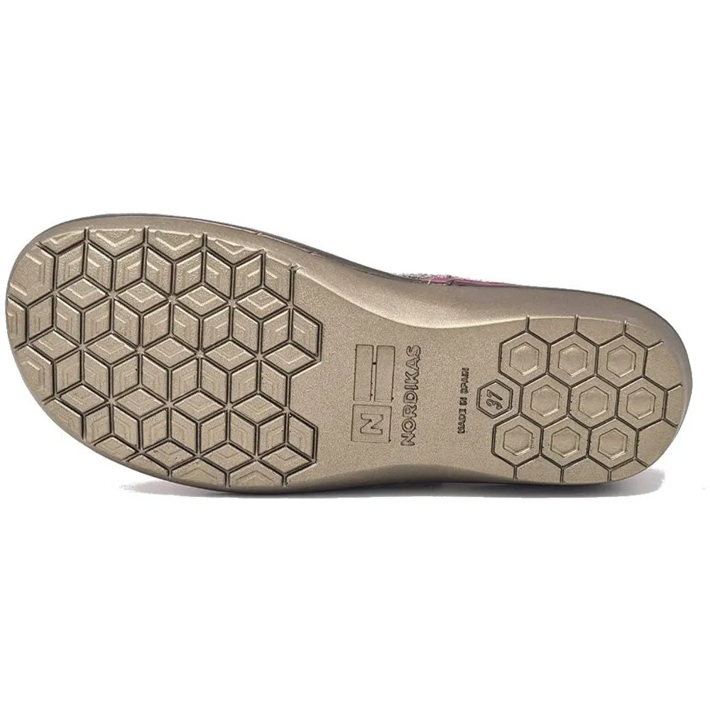 Afelpado Navy 304-80 Nordikas Comfy Slide Slippers