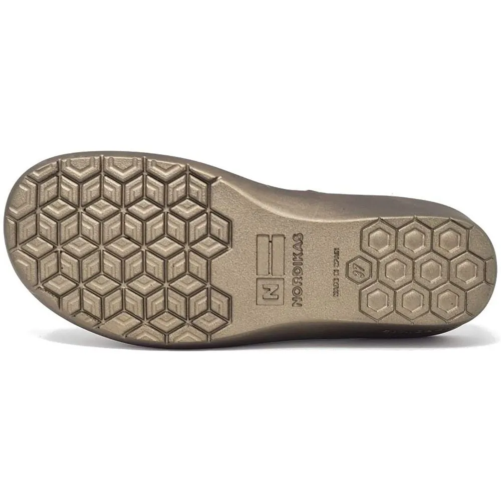 Afelpado Red 6347-80 Nordikas Comfy Slide Slippers