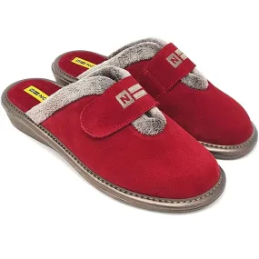 Afelpado Red 6347-80 Nordikas Comfy Slide Slippers