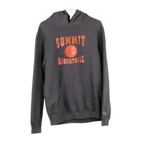 Age 16 Summit Basketball Champion Hoodie - XL Grey Cotton Blend