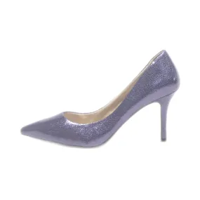 Ava & Aiden High-Heel Shoes Leather Purple Colour For Women
