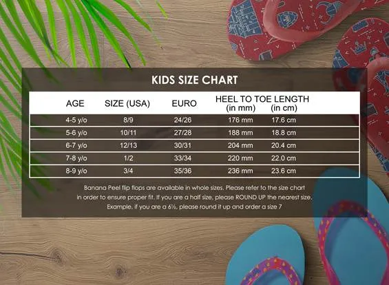 Banana Peel Boys Slippers Kids Kicked Out - Graffiti Gang