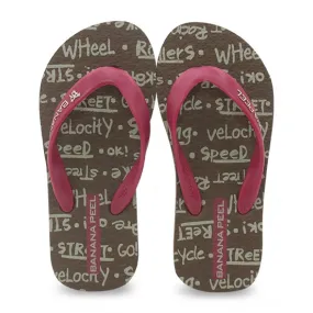 Banana Peel Boys Slippers Kids Kicked Out - Graffiti Gang