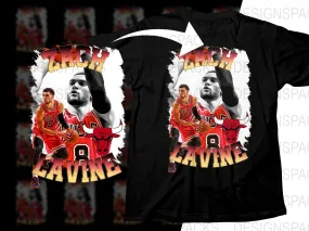 Basketball Champion Zach LaVine Chicago Bulls Bootleg Png Digital Download