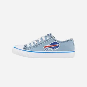 Buffalo Bills Womens Denim Low Top Canvas Shoe