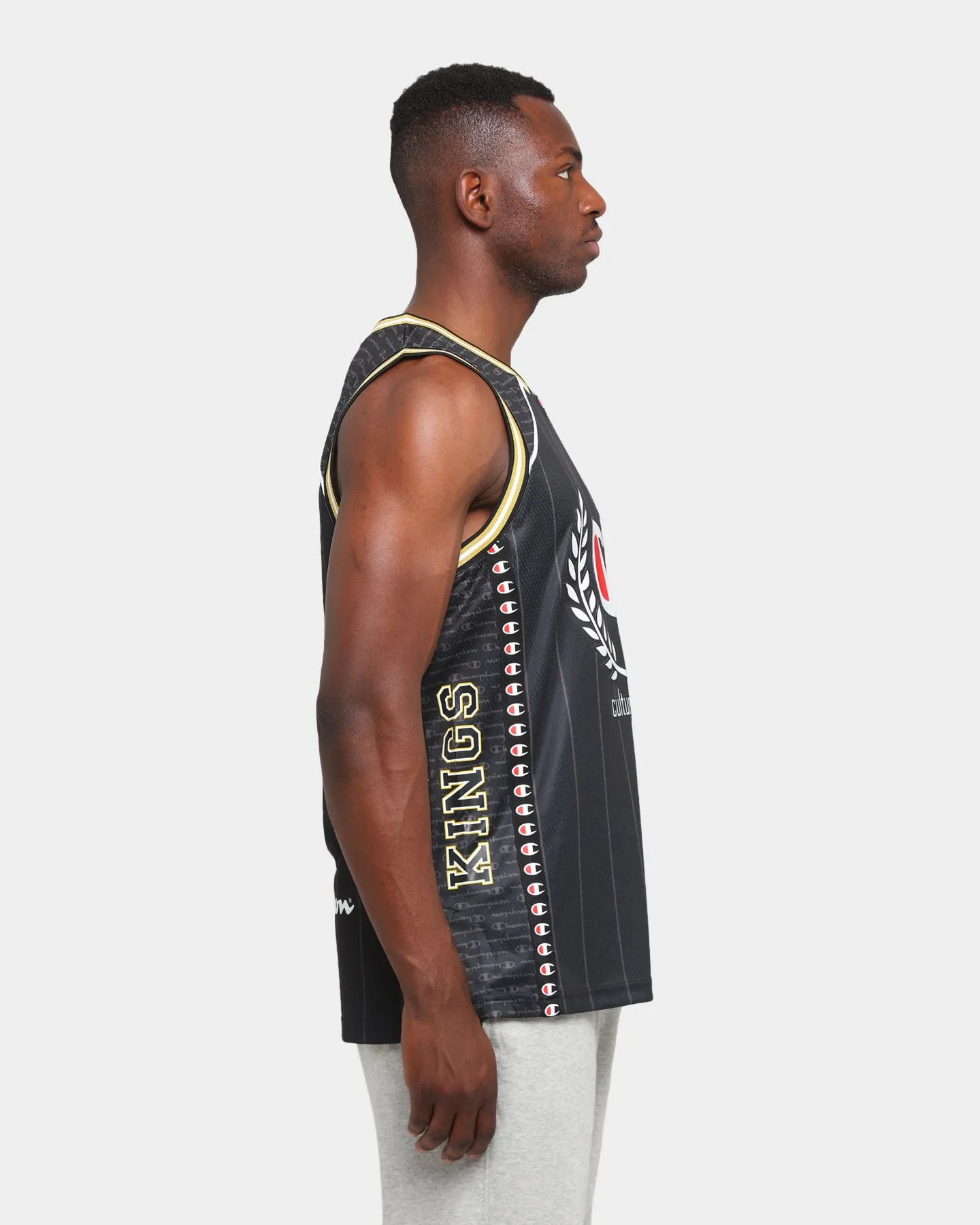 Champion Champion x Culture Kings  Jersey Black/Gold