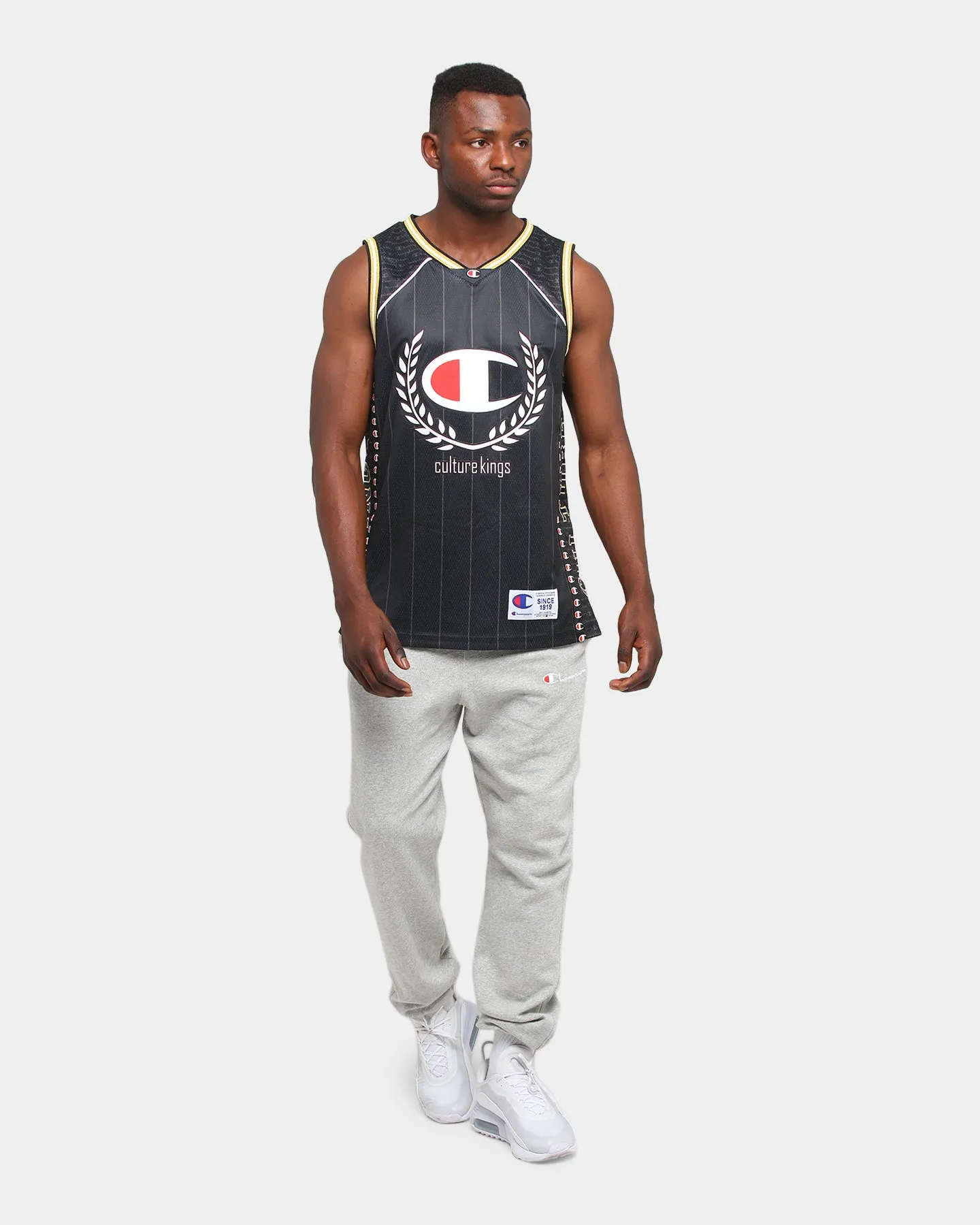 Champion Champion x Culture Kings  Jersey Black/Gold