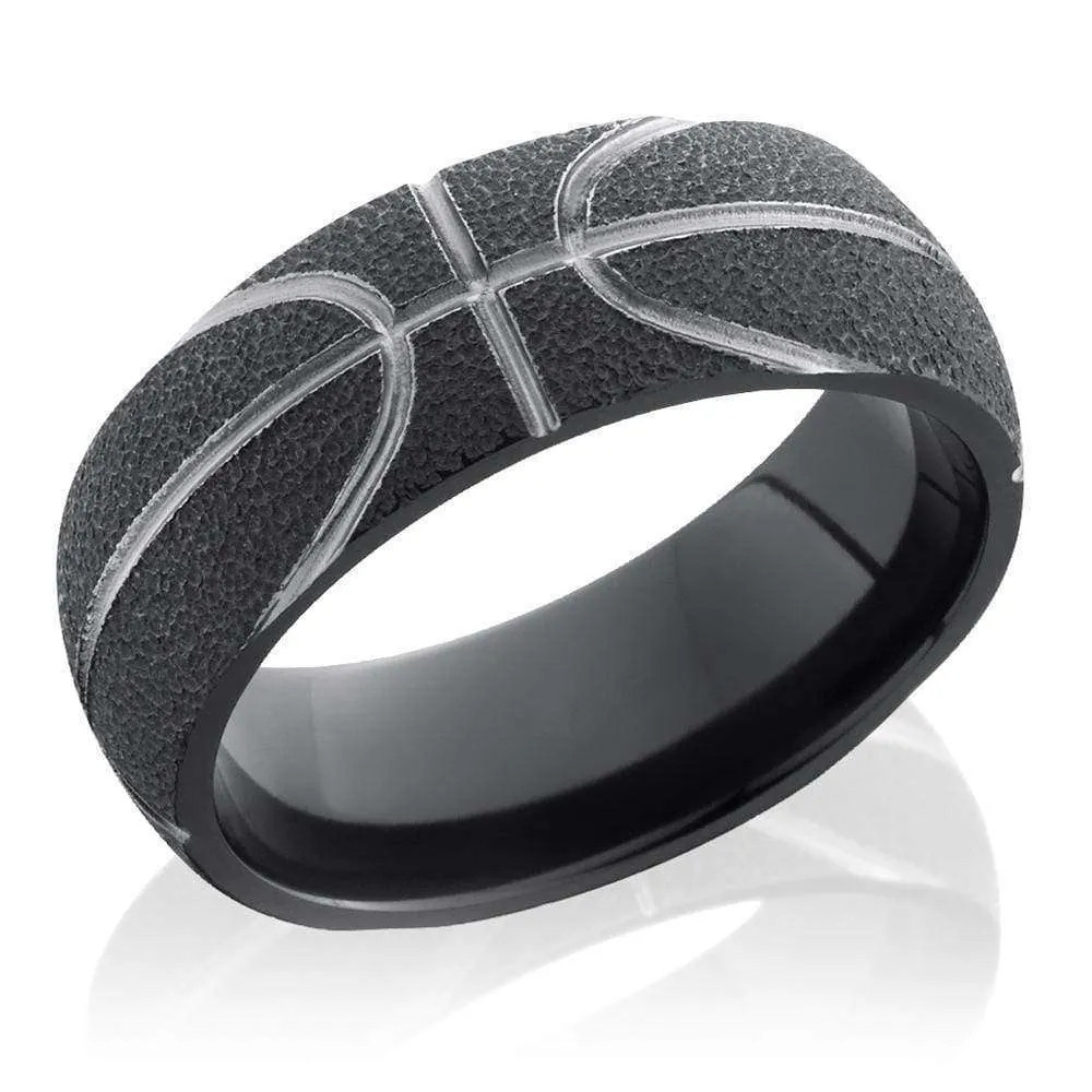 Champion Charcoal 8mm Ring