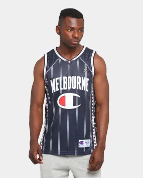 Champion Melbourne United Off-Court NBL Jersey Black/White