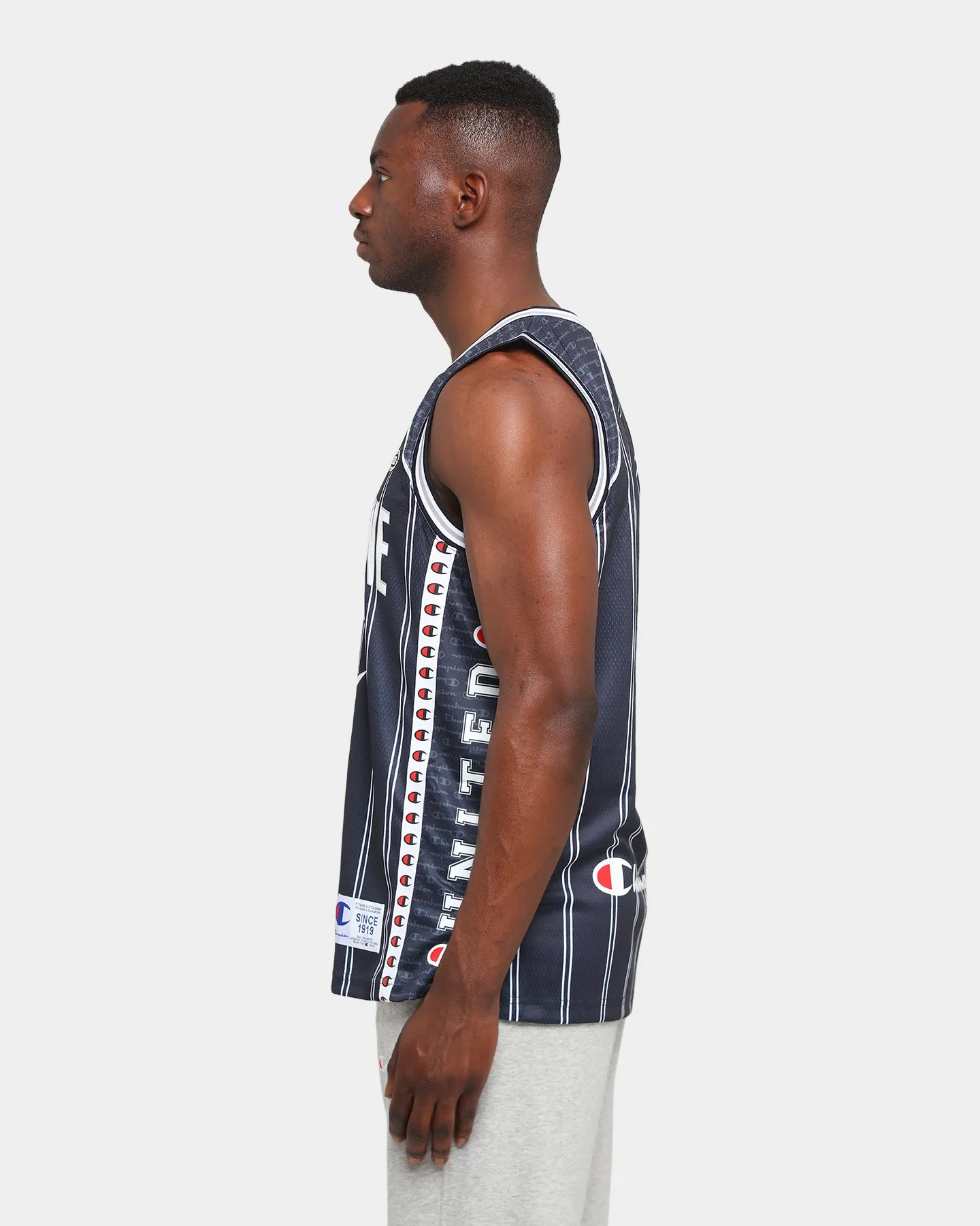 Champion Melbourne United Off-Court NBL Jersey Black/White