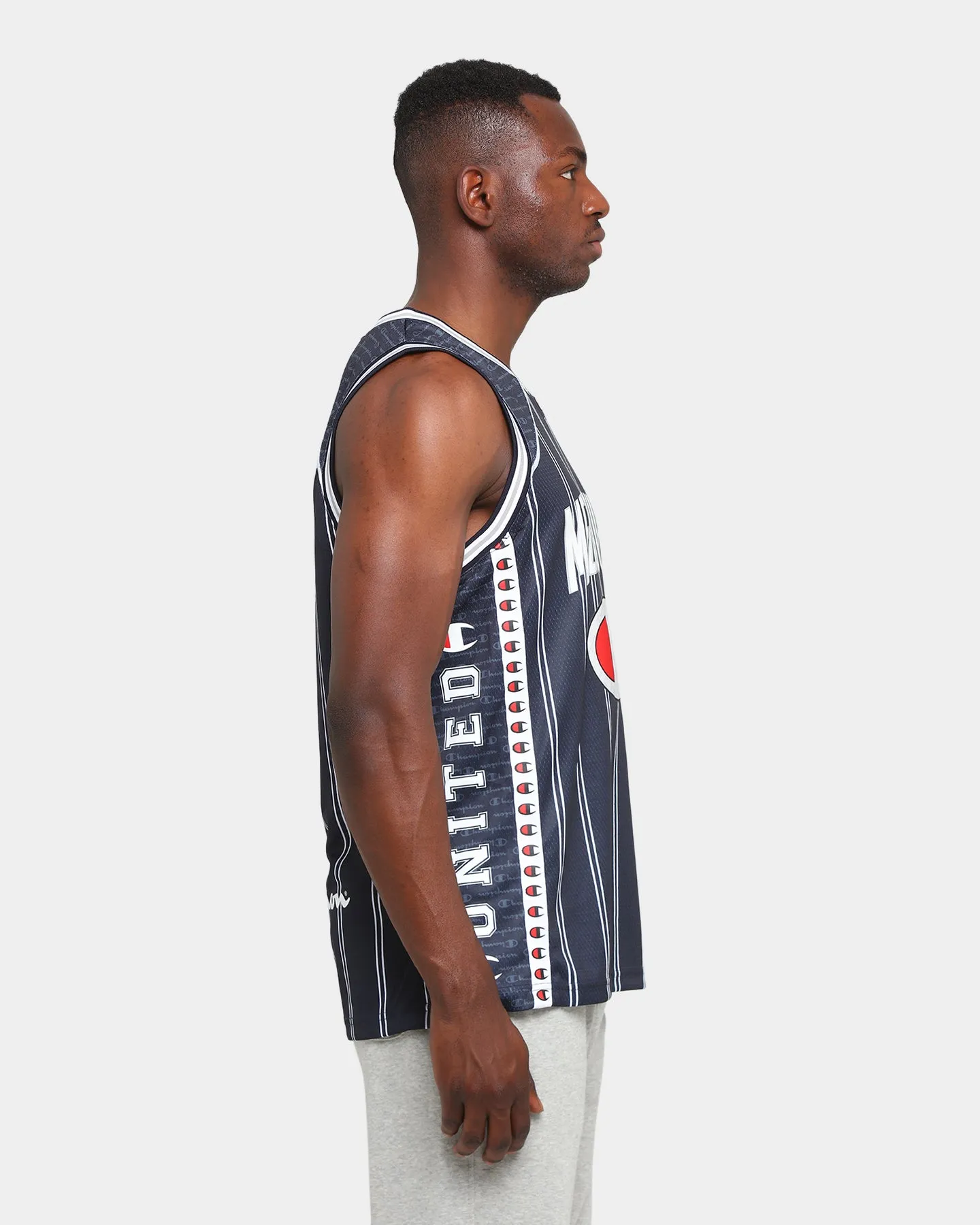 Champion Melbourne United Off-Court NBL Jersey Black/White