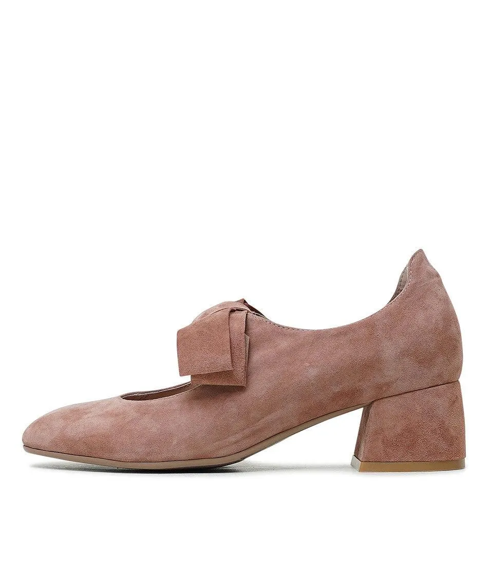 Chiara Cafe Suede Heels