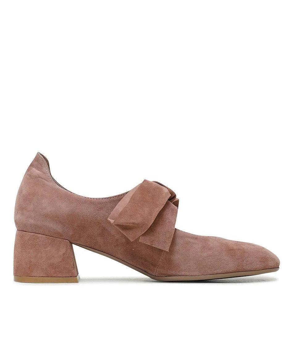 Chiara Cafe Suede Heels