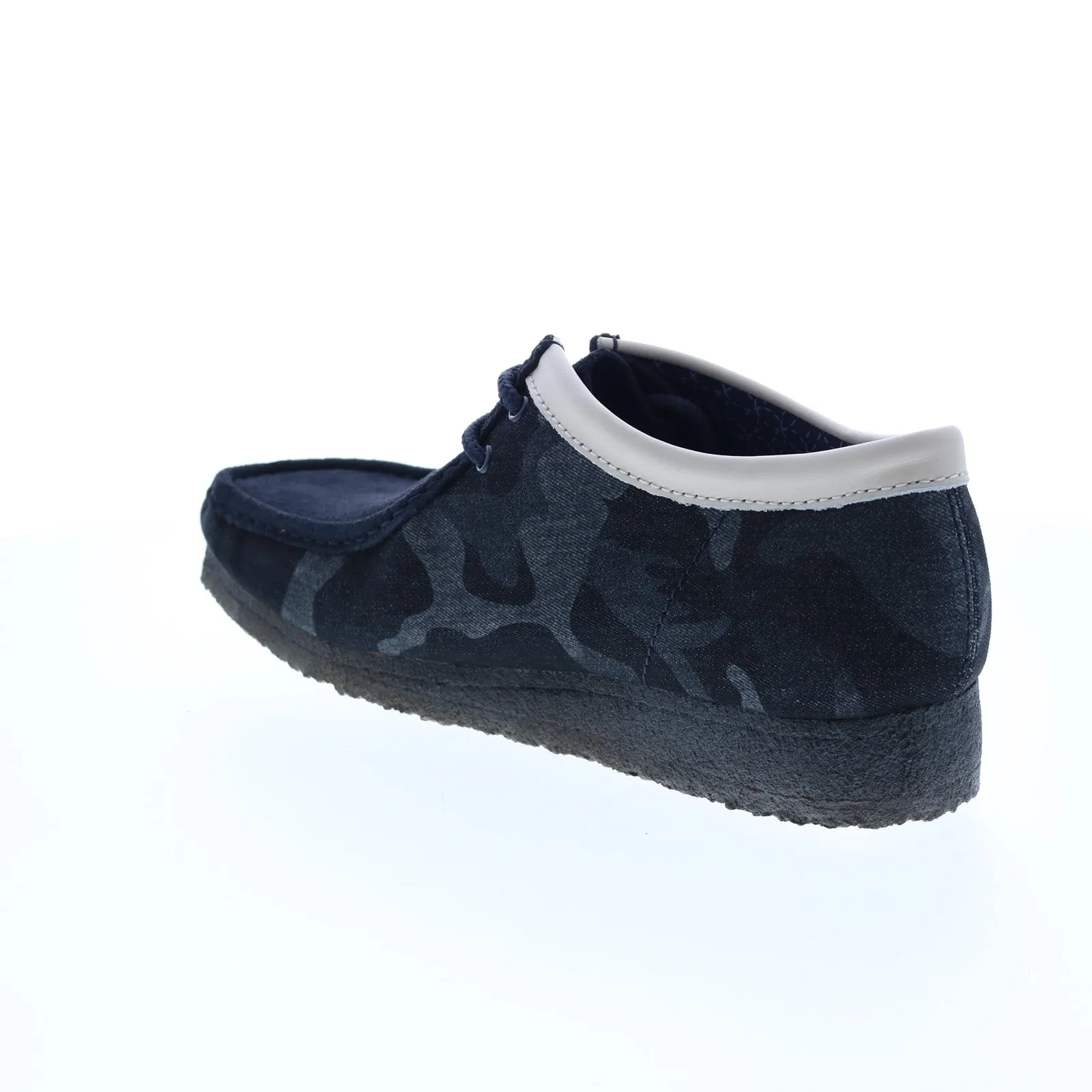Clarks Originals Wallabee Low Men's Denim Blue Canvas Suede 26168843
