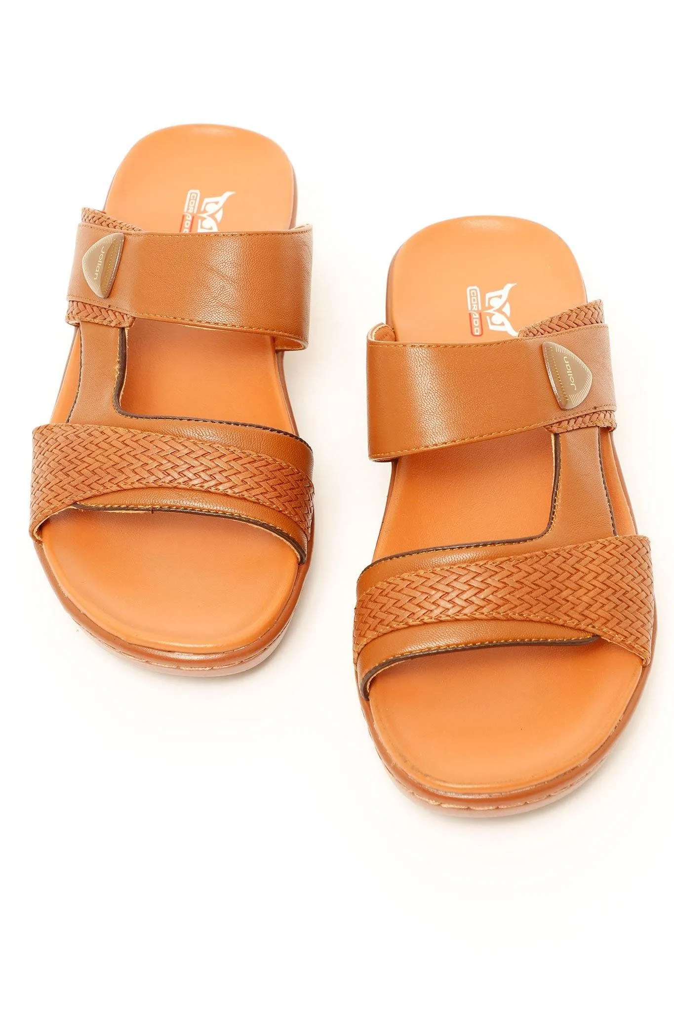 CORADO MEN'S SLIPPERS IN LIGHT BROWN CR2