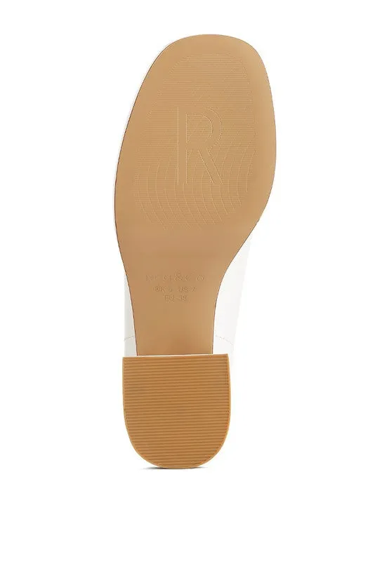 Elite Leather Platform Loafers