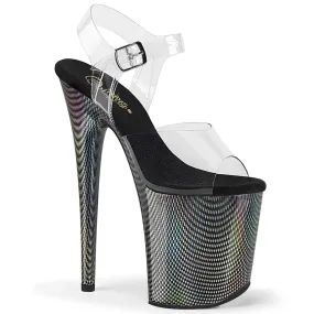 FLAMINGO-808HCP Holographic Platform 8 Inch Heels