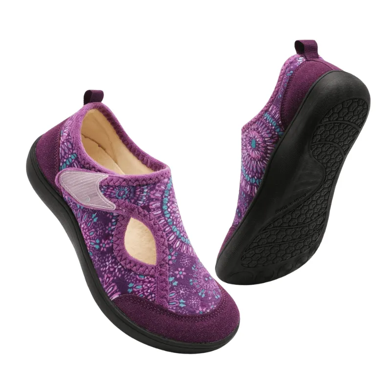 Floral Printed Diabetic Slippers – Vibrant Design with Everyday