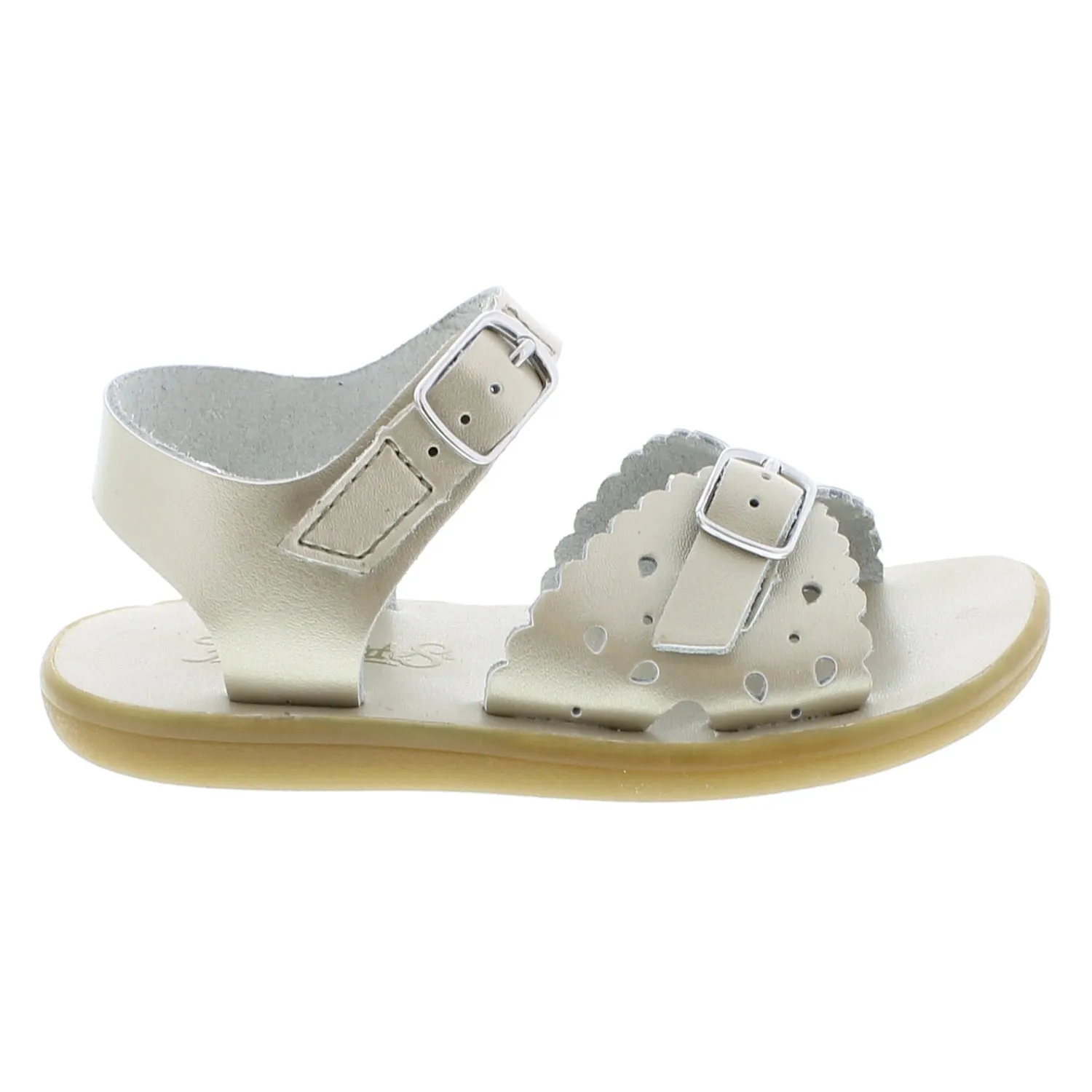 Footmates Ariel | Soft Gold Kids & Toddler Sandals