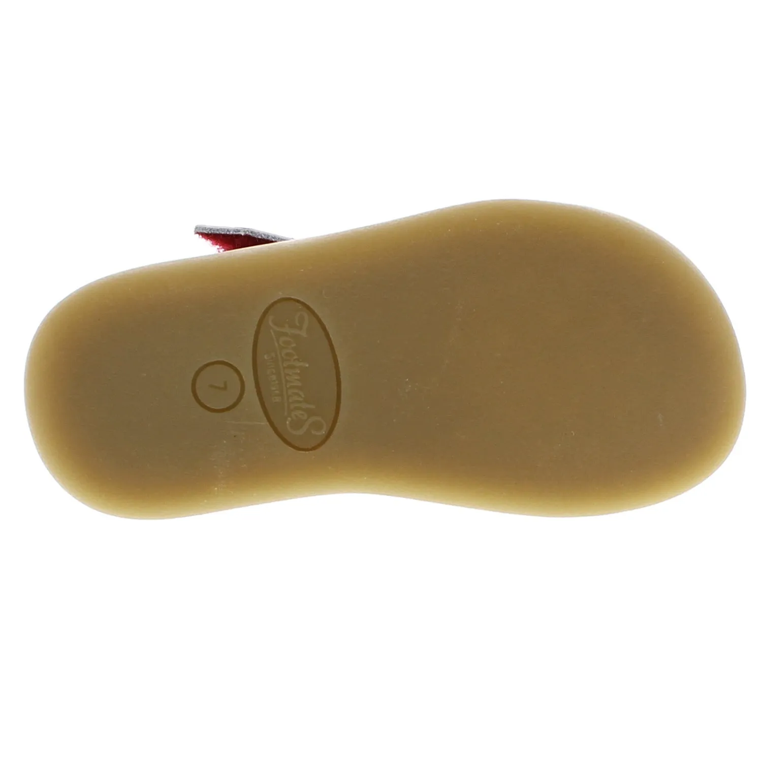 Footmates Eco-Ariel | Apple Red Microfiber Kids & Toddler Sandals