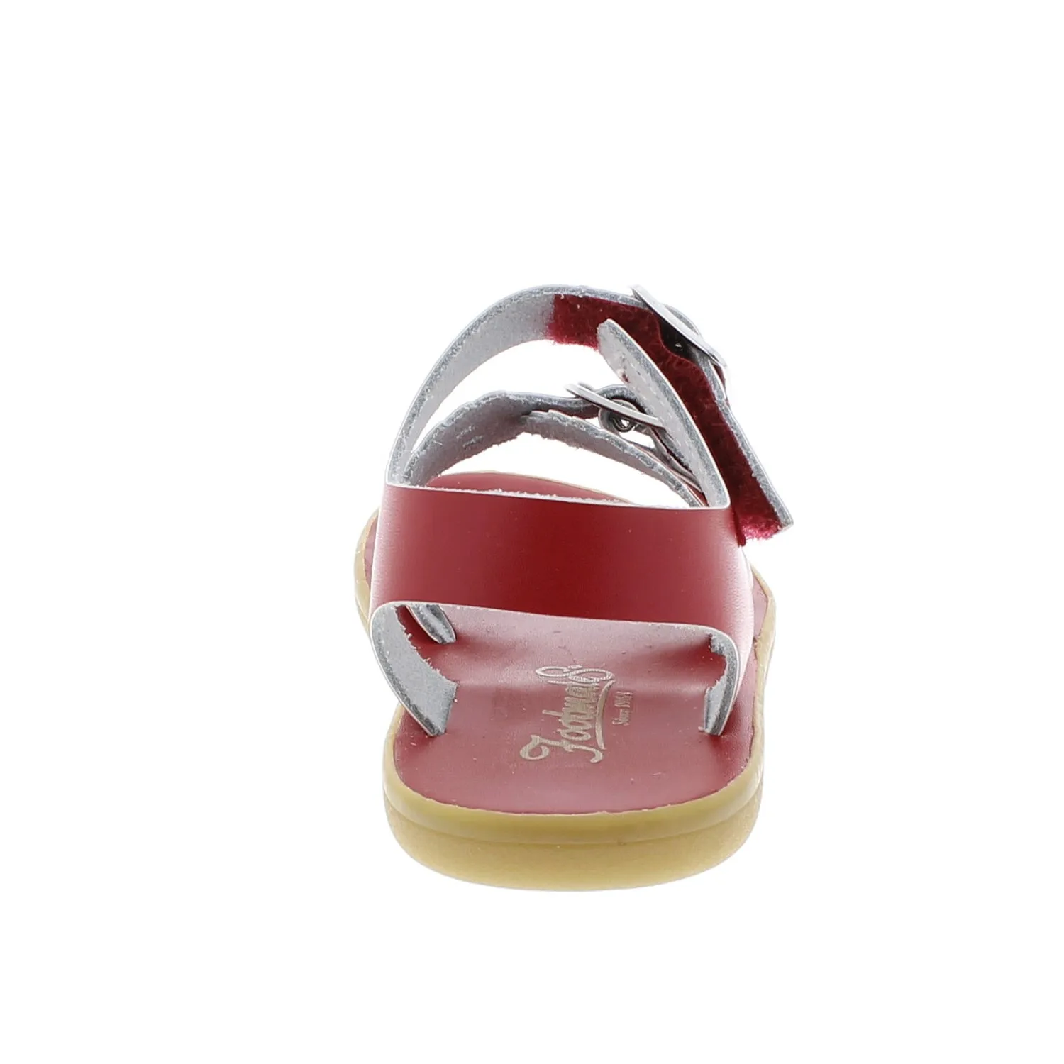 Footmates Eco-Ariel | Apple Red Microfiber Kids & Toddler Sandals