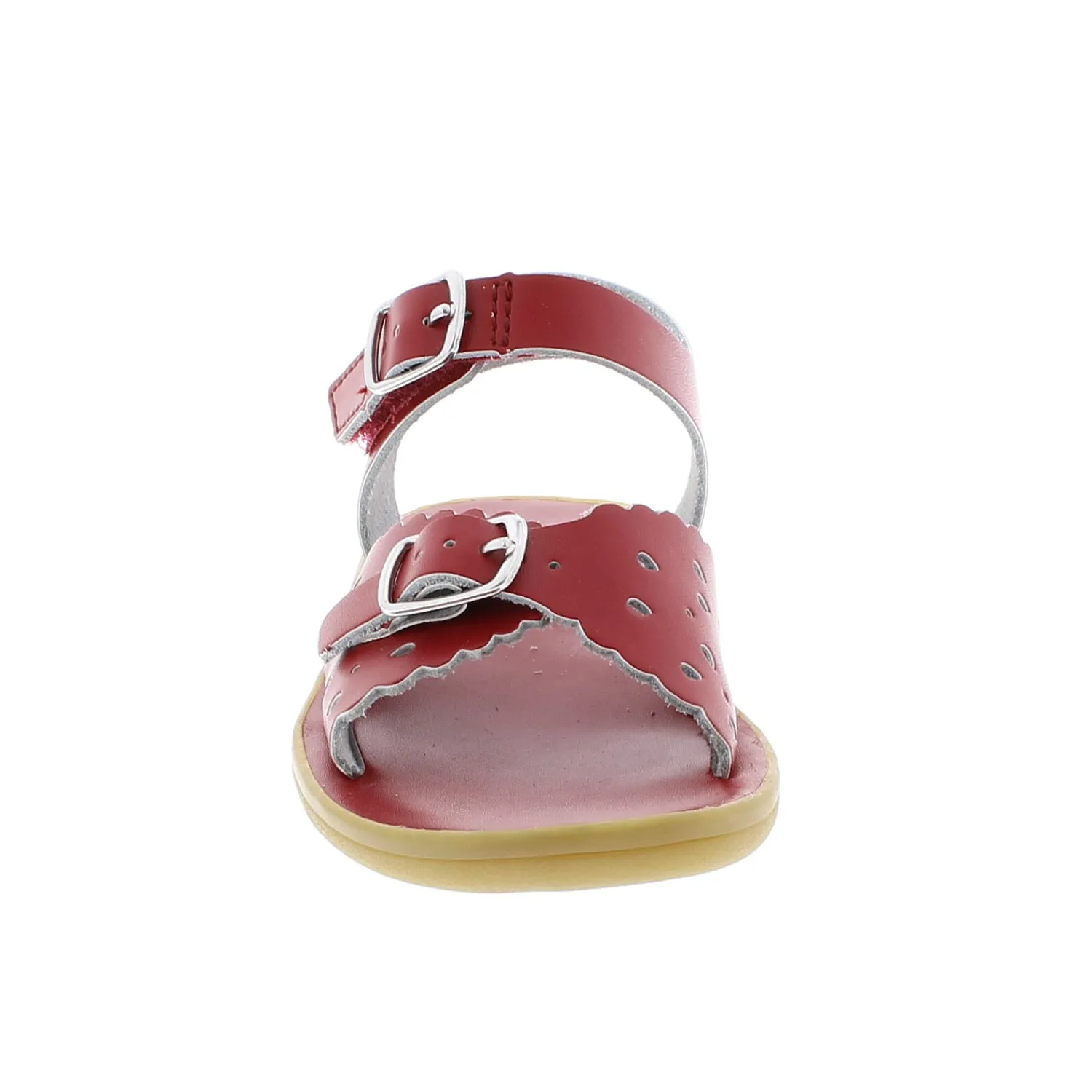 Footmates Eco-Ariel | Apple Red Microfiber Kids & Toddler Sandals