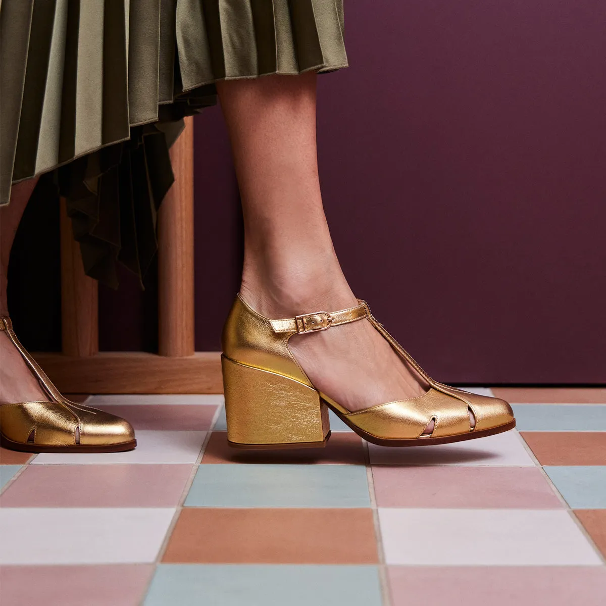 Hawes Block Heel Sandal