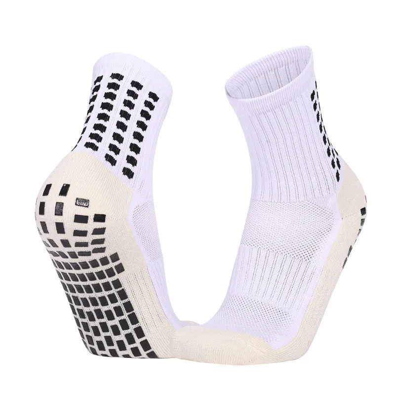 Hywell™ | Anti Slip Thick Padded Soccer Quarter Socks | 3 Pairs