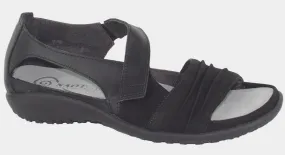 NAOT Papaki Black Combo Ladies Leather Sandal