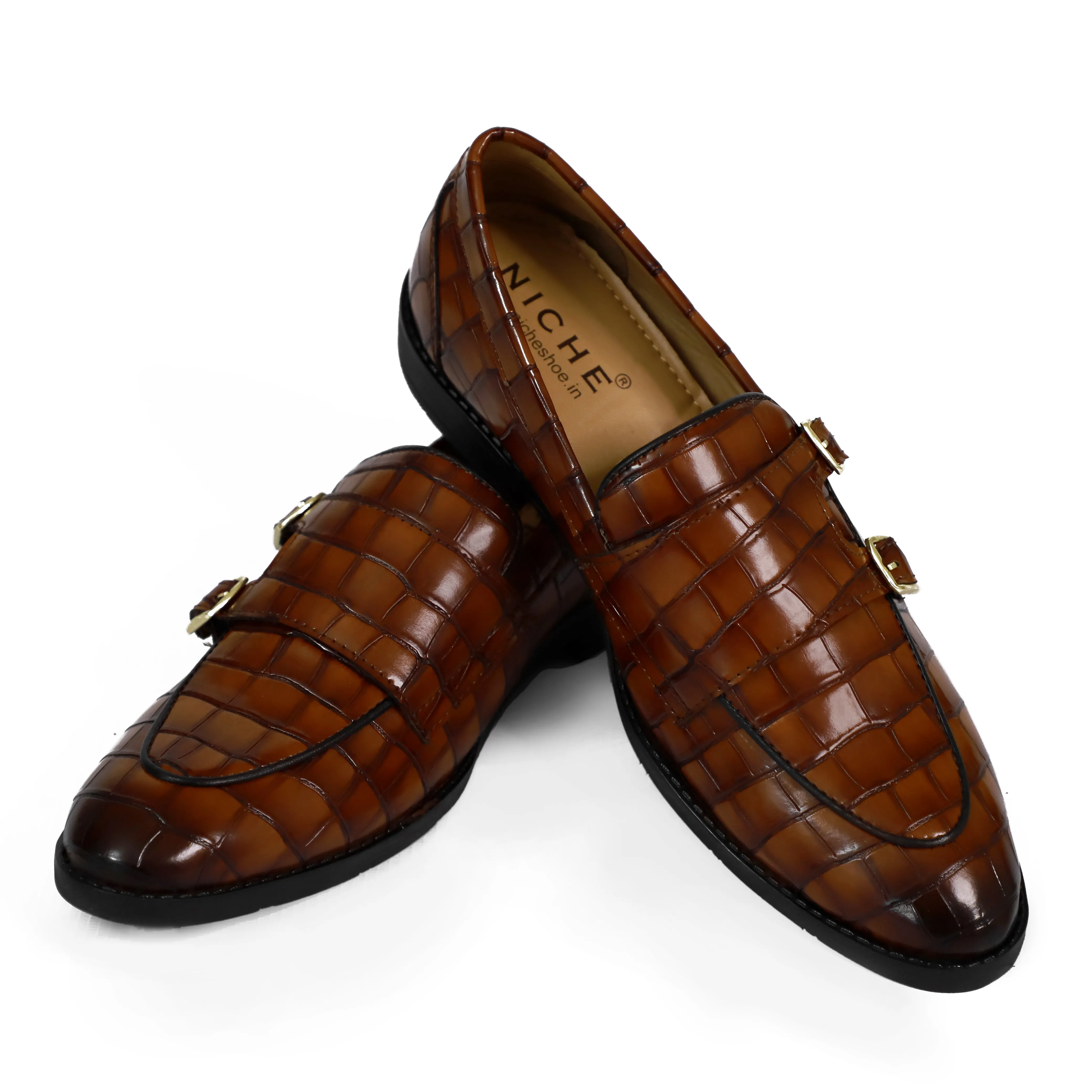 NICHE Cherry Croc Elite Double Monk Slip-Ons