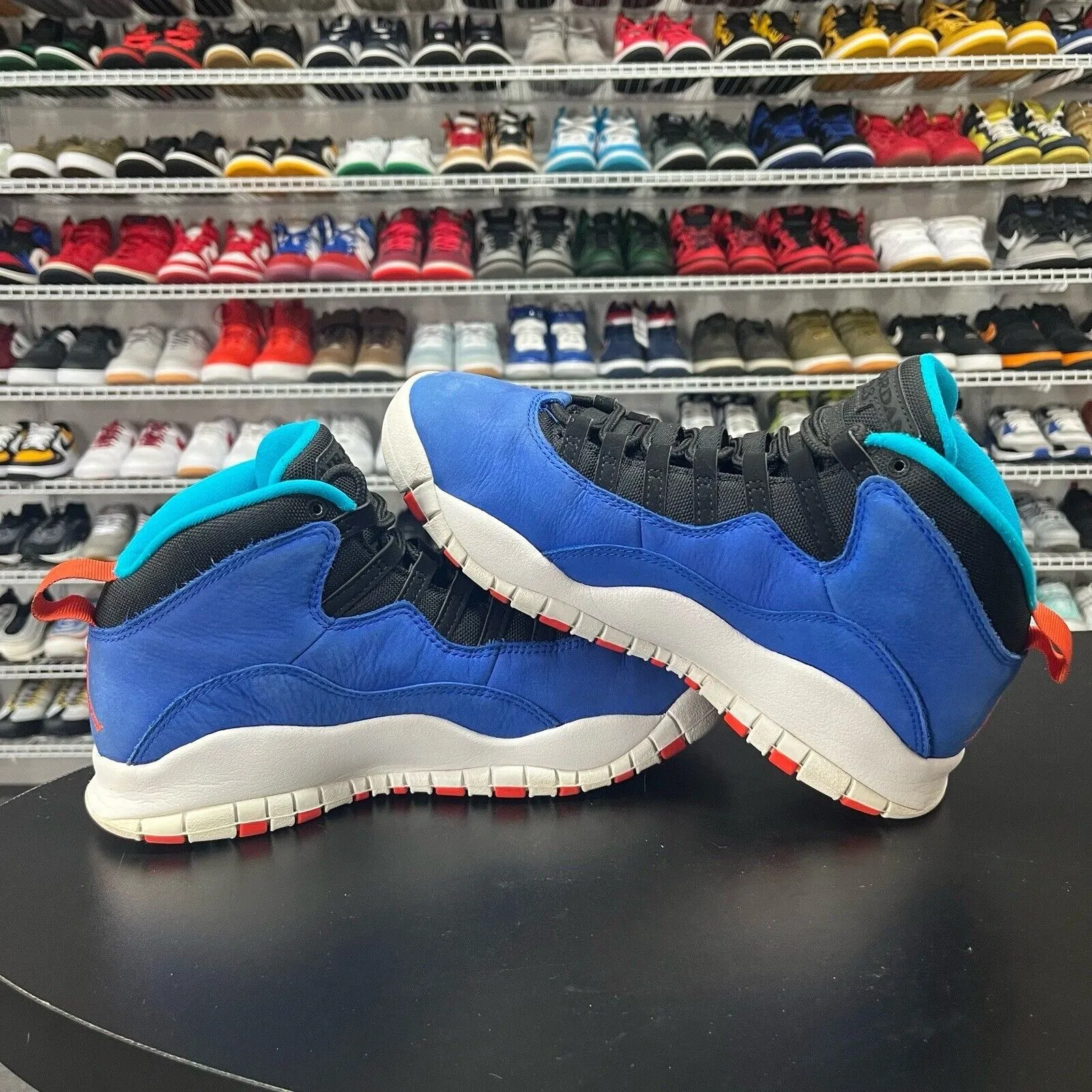 Nike Jordan 10 X Retro Tinker Racer Blue Sneakers Men's Sz 8 310805-408