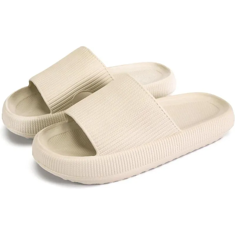 Plush Comfy Indoor Unisex Sliders