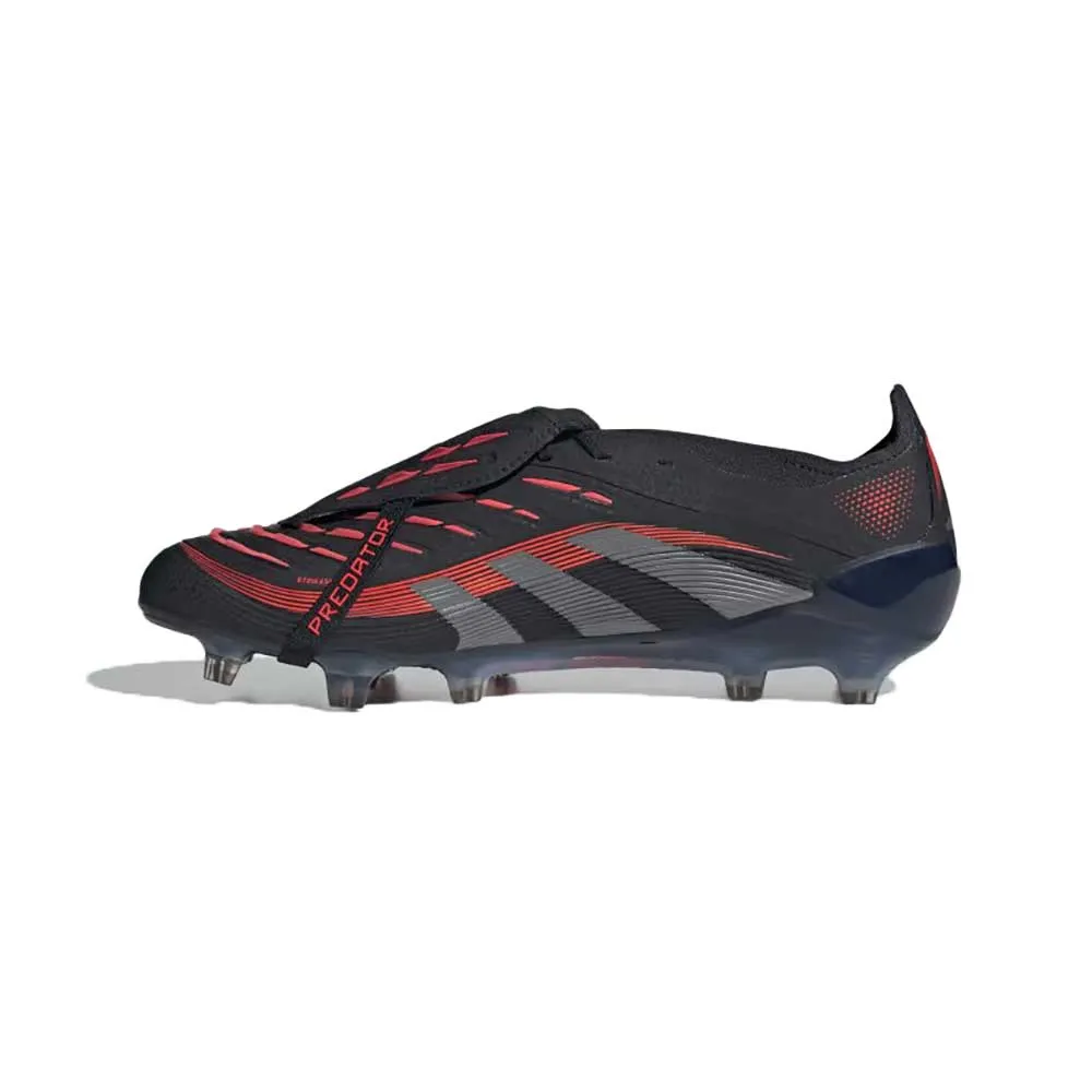 Predator Elite FT FG Soccer Cleats - Core Black/Grey Four/Lucid Red - Regular (D)