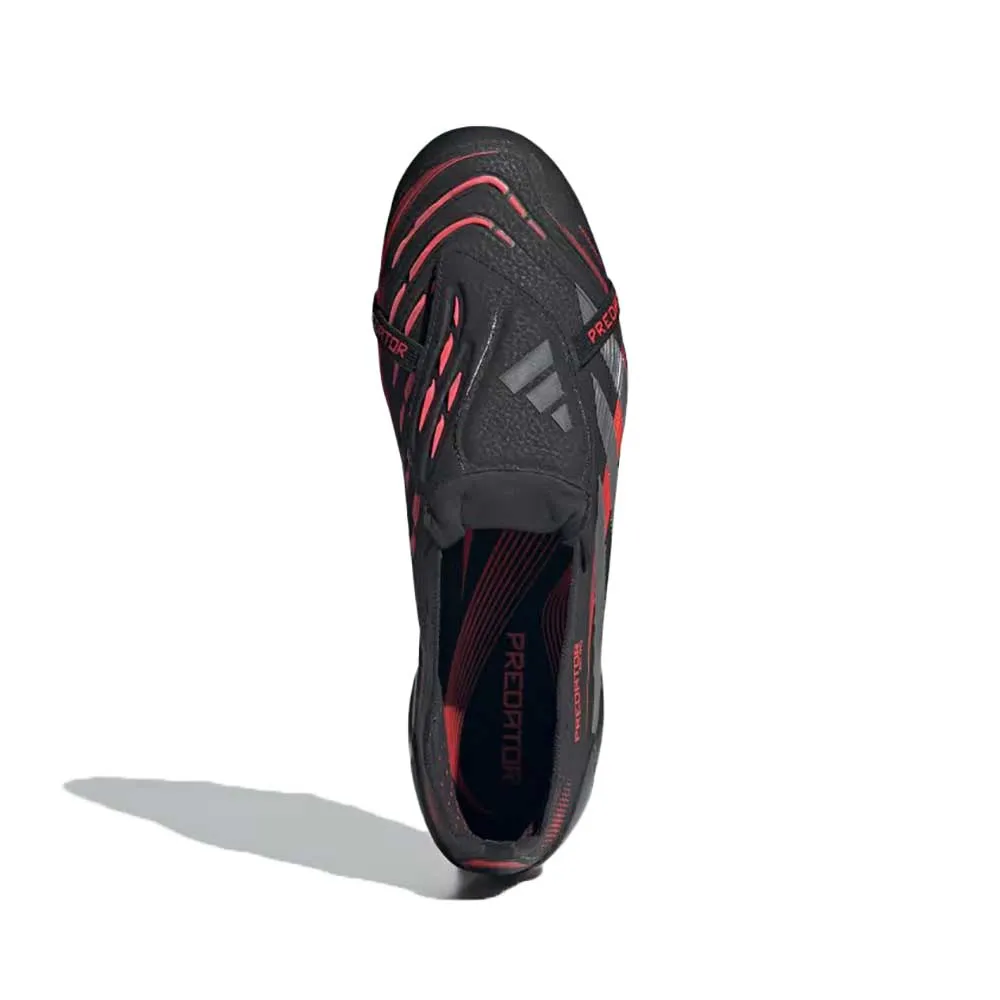 Predator Elite FT FG Soccer Cleats - Core Black/Grey Four/Lucid Red - Regular (D)