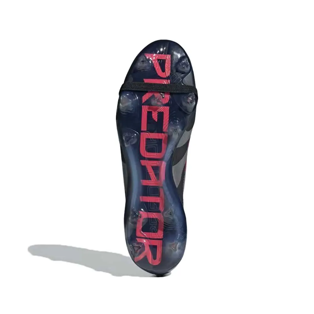 Predator Elite FT FG Soccer Cleats - Core Black/Grey Four/Lucid Red - Regular (D)