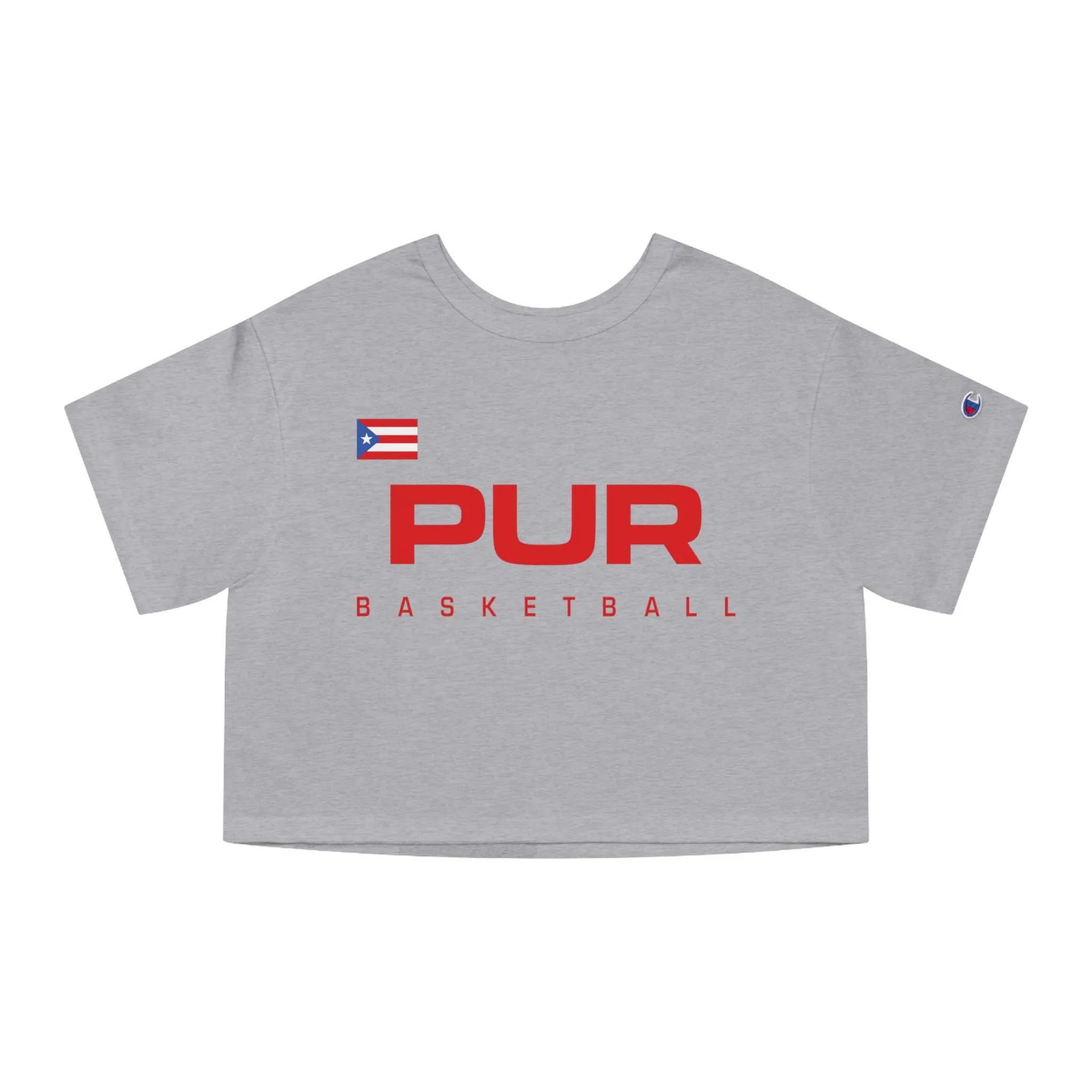 PUR Basketball Paris 2024 Champion Women's Cropped T-Shirt
