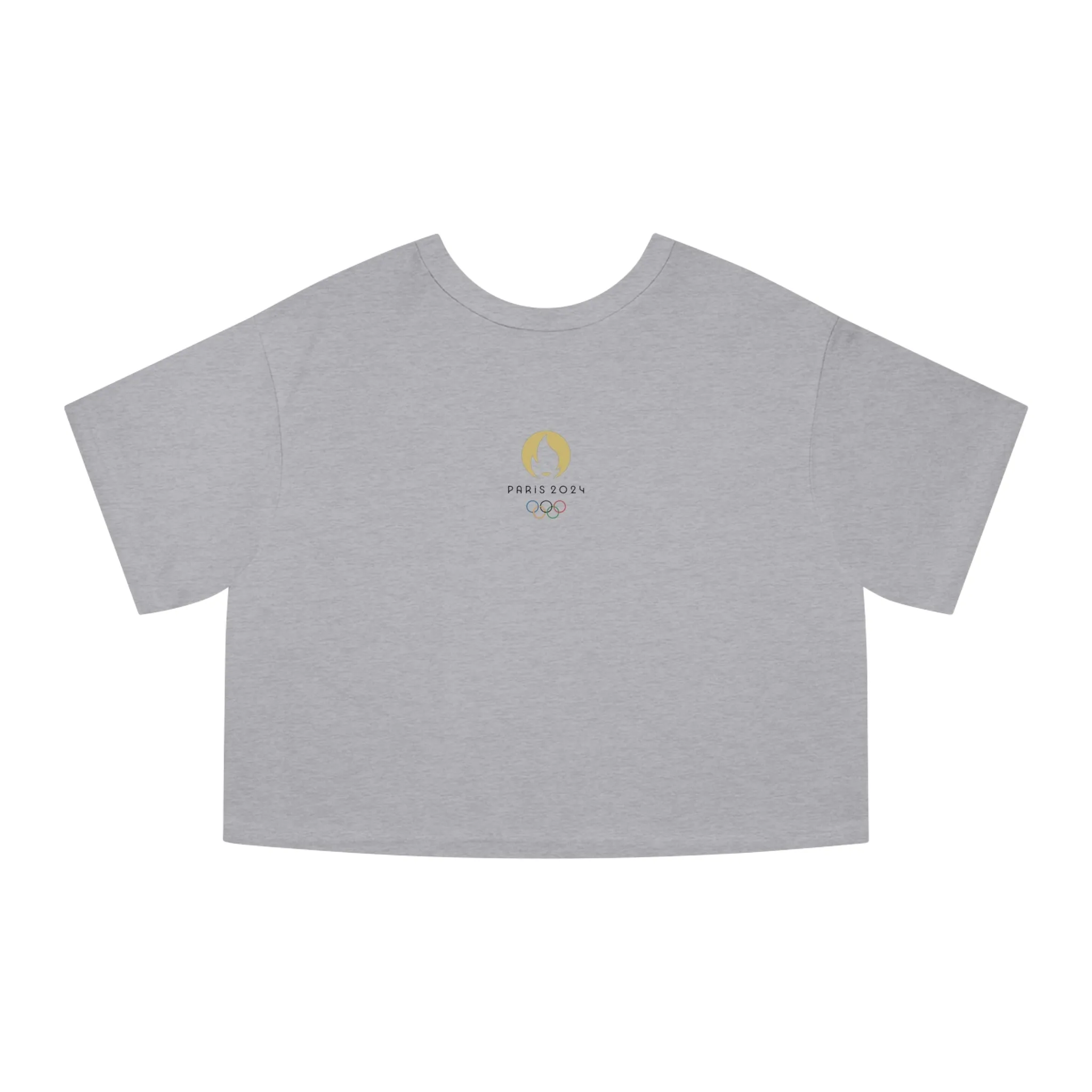 PUR Basketball Paris 2024 Champion Women's Cropped T-Shirt