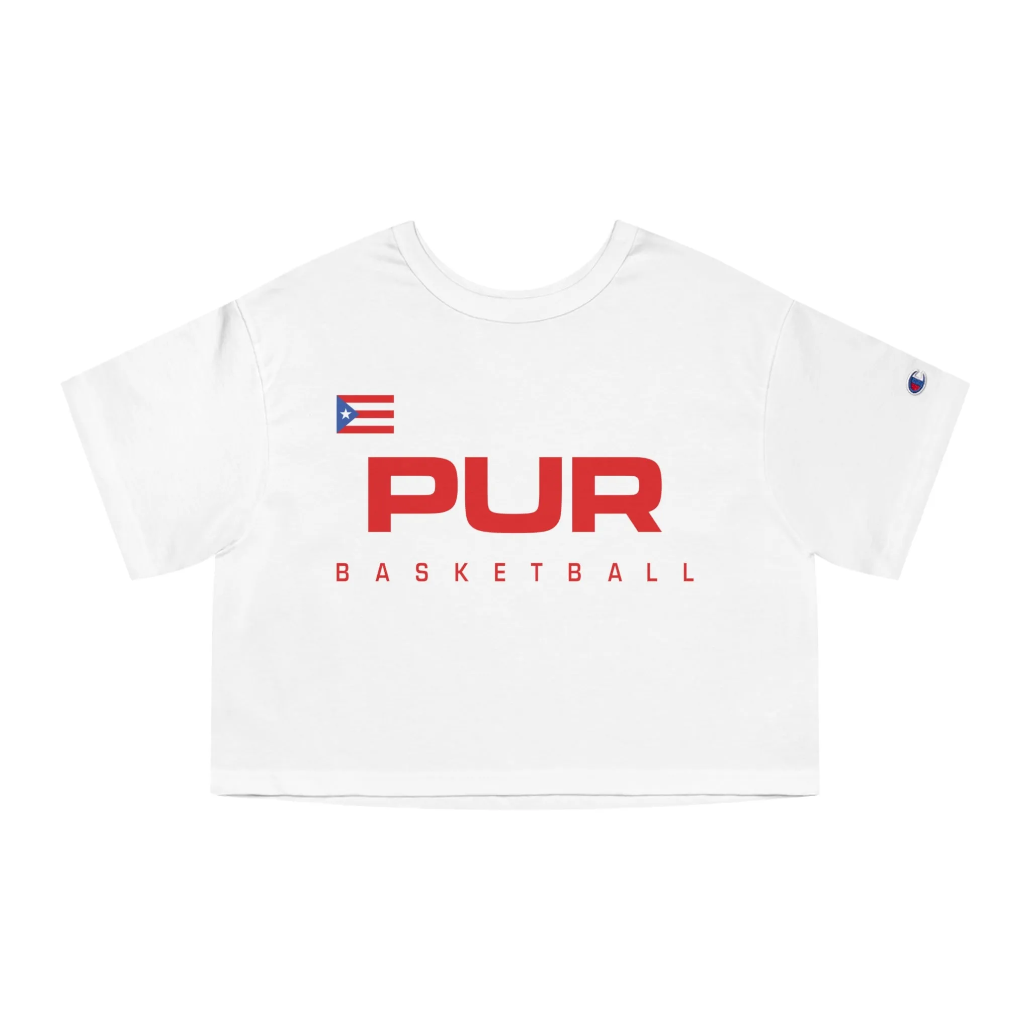 PUR Basketball Paris 2024 Champion Women's Cropped T-Shirt