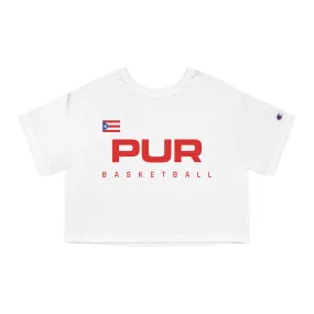 PUR Basketball Paris 2024 Champion Women's Cropped T-Shirt
