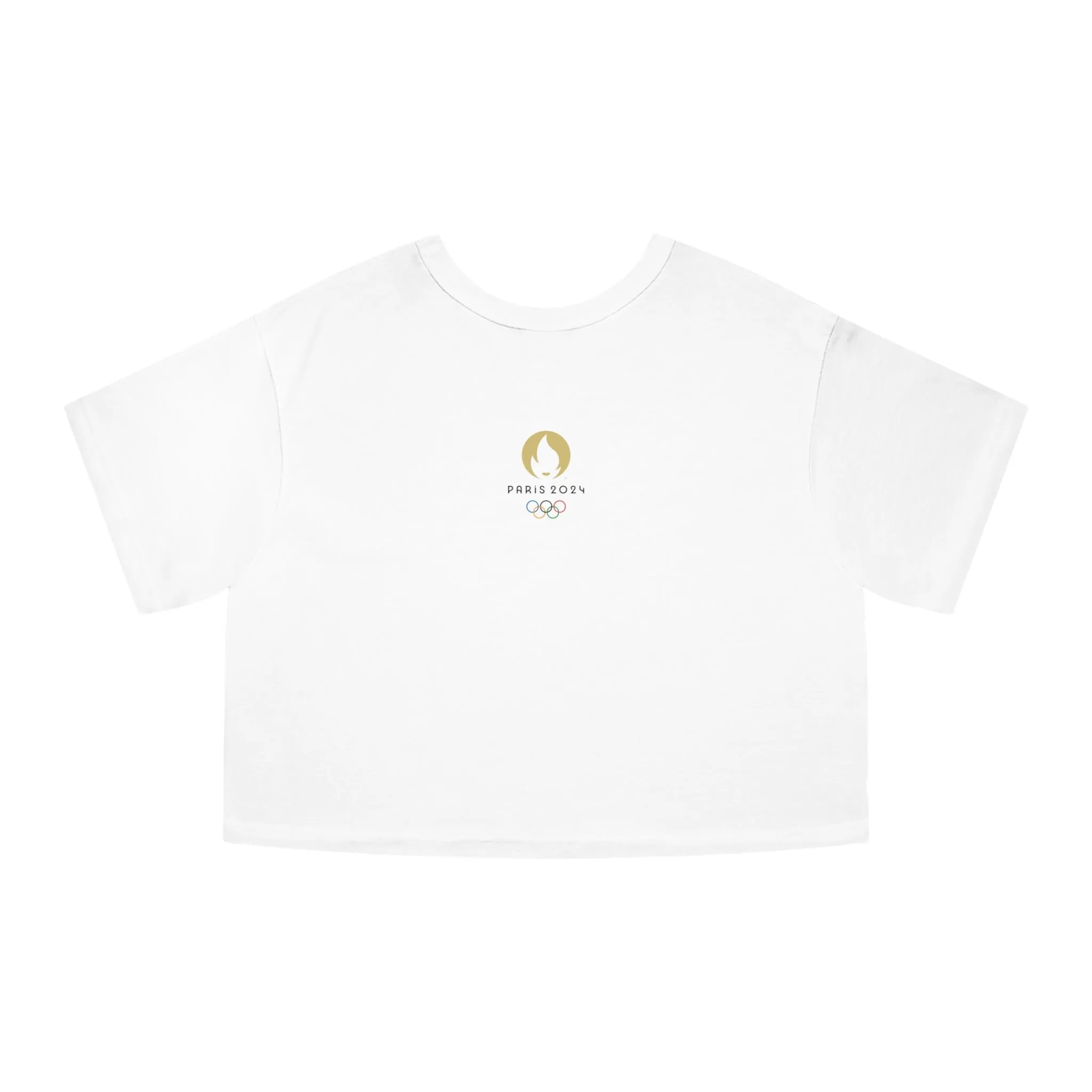 PUR Basketball Paris 2024 Champion Women's Cropped T-Shirt
