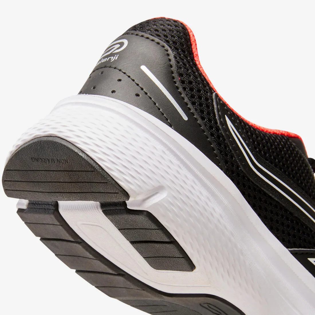 RUN CUSHION WOMEN'S RUNNING SHOES - BLACK/CORAL