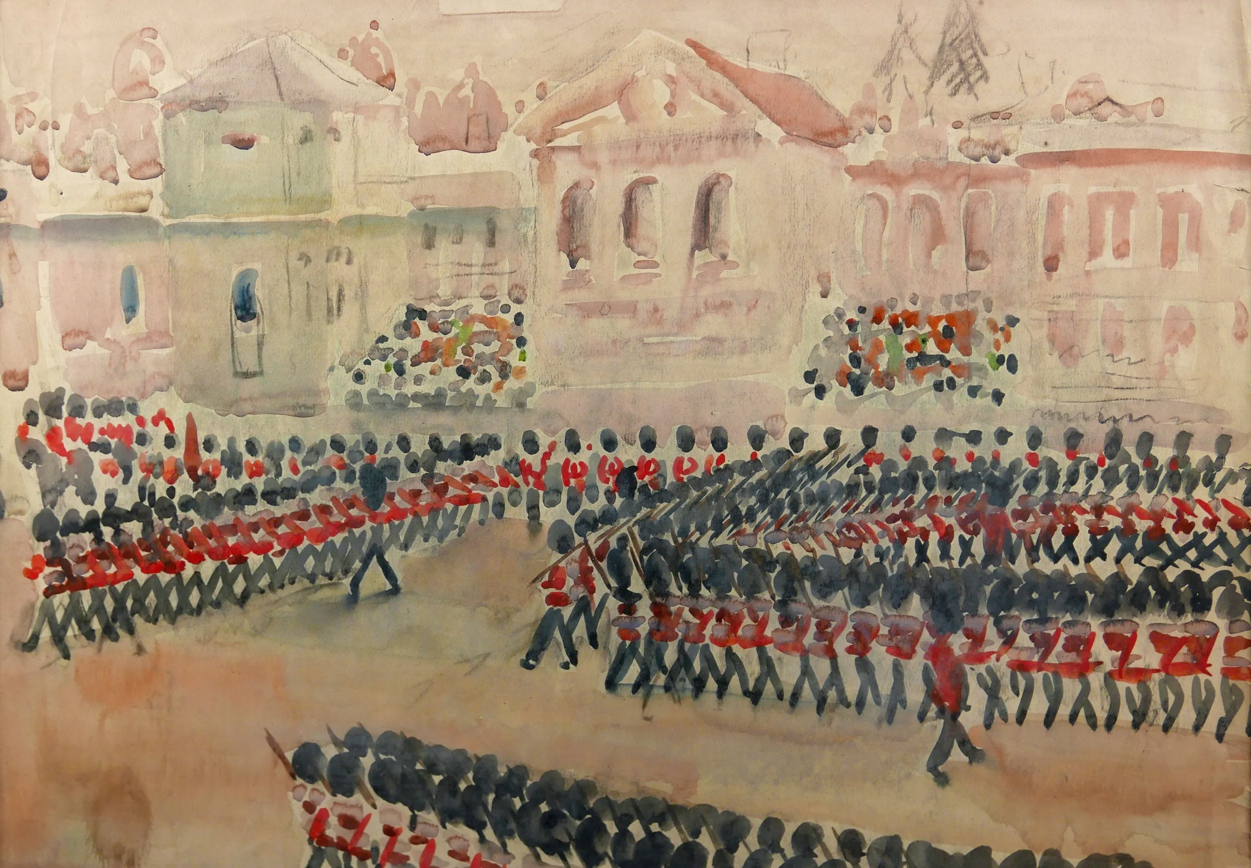 Scots Guards Trooping the Colour - Greville Irwin RBA, 1930