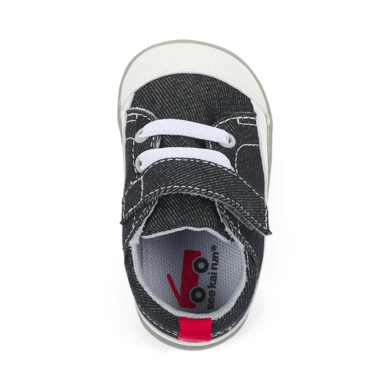 See Kai Run Black Denim First Walker Infant Shoe