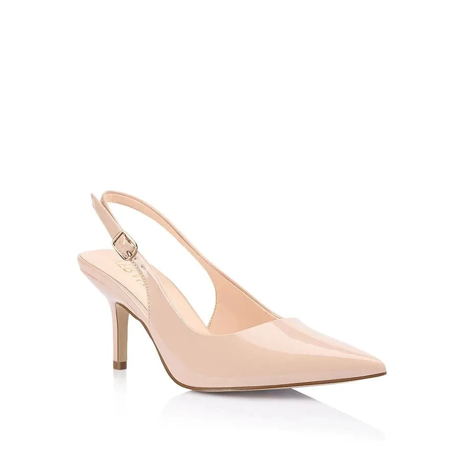 Shayley Slingback Stilettos - Nude Patent